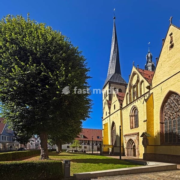 St. Nicolai, evangelisch-lutherische Stadtpfarrkirche, Lemgo, Ostwestfalen-Lippe, Nordrhein-Westfalen, Deutschland, Europa