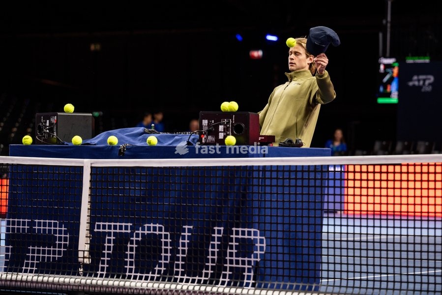 Zizou Bergs of Belgium pictured during the media day at the European Open ATP tennis tournament in Brussels, on 19 October. This year's edition of the tournament is taking place from 17 to 25 October