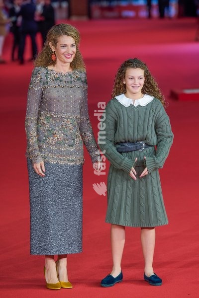 Italy, Rome, October 17, 2026 - 21st Rome Film Festival. Red carpet of the movie 'Le rose di Marrakech' Pictured: director Ginevra Elkann and daughter Marella Gaetani dell'Aquila d'Aragona