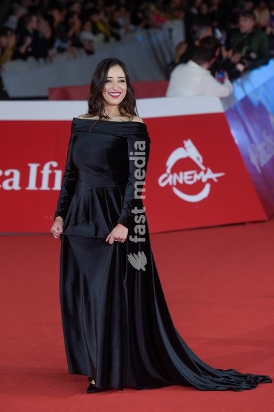 Italy, Rome, October 17, 2026 - 21st Rome Film Festival. Red carpet of the movie 'Le rose di Marrakech' Pictured: Nisrin Erradi