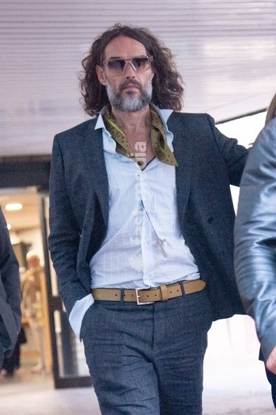 Russell Brand and wife Laura Brand departs Southwark Crown Court in London, England, UK on Monday 19 October, 2026. The actor and comedian is facing seven charges in the trial - three counts of rape, three charges of sexual assault and one of indecent assault