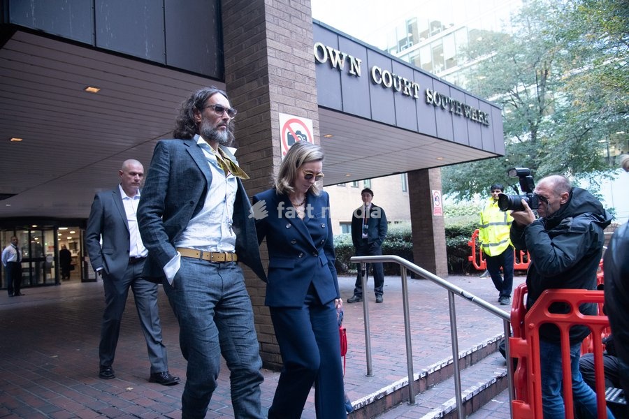 Russell Brand departs Southwark Crown Court, London, UK - Mon 19 Oct 2026