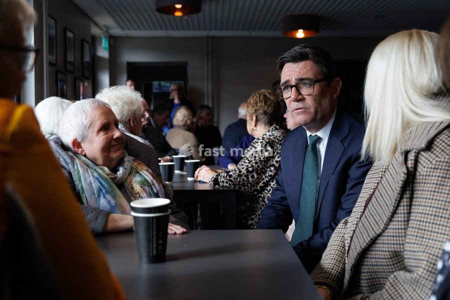 19/10/2026. Aberfan, United Kingdom. Prime Minister Andy Burnham and Welsh Secretary Stephen Kinnock visit to Aberfan to commemorate the 60th anniversary of the Aberfan disaster