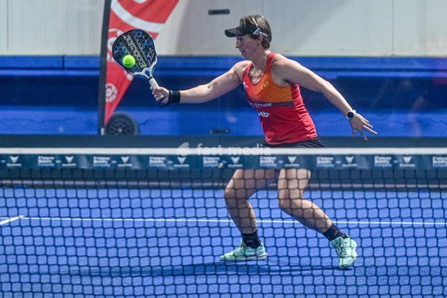 An-Sophie Mestach pictured during a press moment of the Belgian women's padel team, qualified for the Padel World Championship, Monday 19 October 2026 in Mechelen. The FIP World Cup will take place from November 2 to 7 in Doha, Qatar