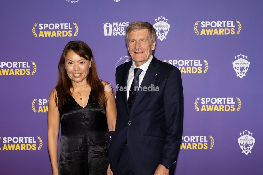 Thierry Boutsen and guests attend Sportel Awards Ceremony on October 19, 2026 in Monte-Carlo, Monaco