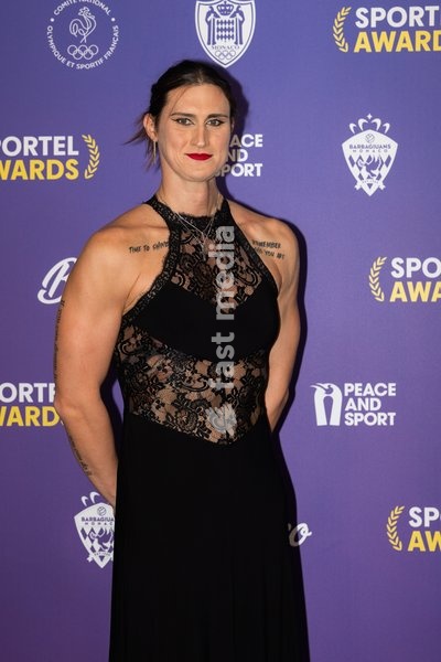 Julie Tetart attends Sportel Awards Ceremony on October 19, 2026 in Monte-Carlo, Monaco