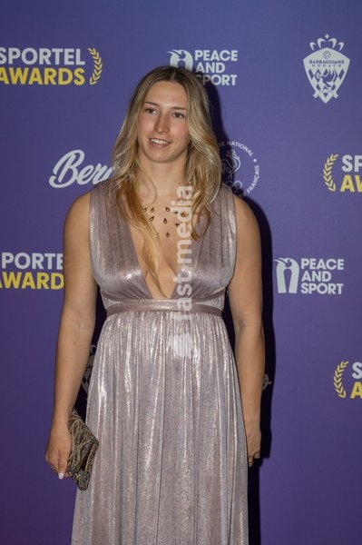 Lea Casta attends Sportel Awards Ceremony on October 19, 2026 in Monte-Carlo, Monaco
