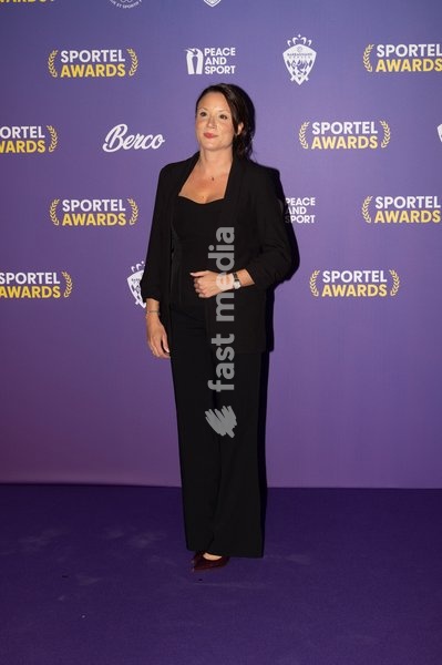 Estelle Perrossier attends Sportel Awards Ceremony on October 19, 2026 in Monte-Carlo, Monaco