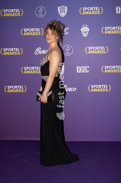 Camille Depuiset attends Sportel Awards Ceremony on October 19, 2026 in Monte-Carlo, Monaco