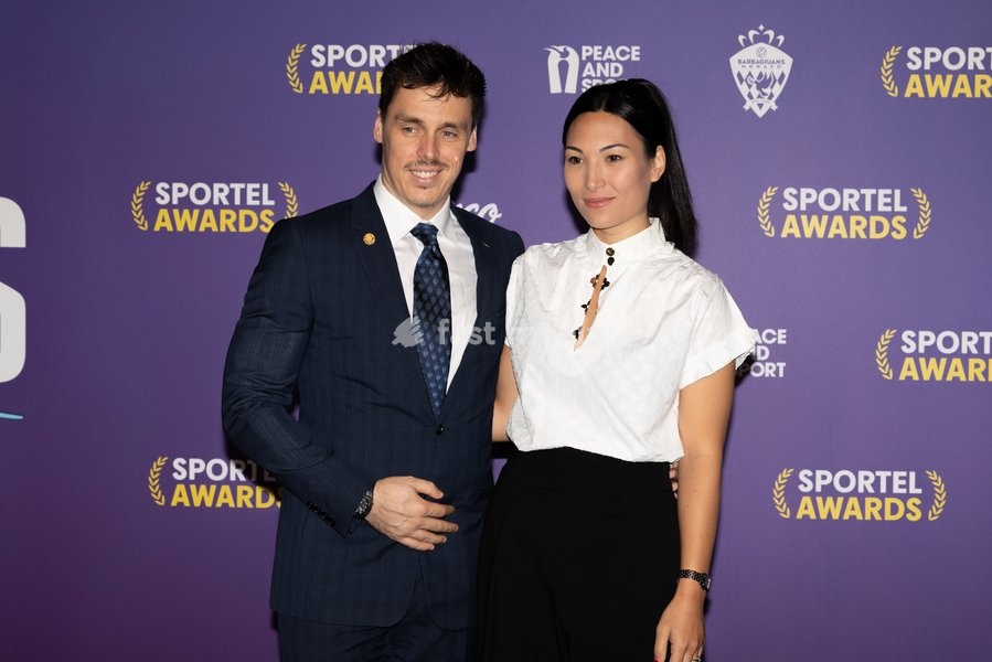 Louis Ducruet and Marie Ducruet Chevallier attend Sportel Awards Ceremony on October 19, 2026 in Monte-Carlo, Monaco