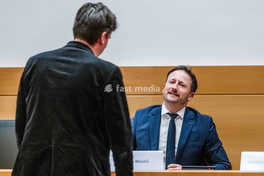 Belgian federal prosecutor Frederic Van Leeuw pictured during a session of the chamber commission for Justice, on Tuesday 20 October 2026, at the federal parliament in Brussels. The commission will discuss the recent shootings in Brussels
