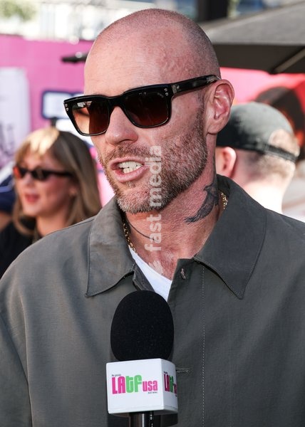 CENTURY CITY, LOS ANGELES, CALIFORNIA, USA - OCTOBER 18: Oliver Trevena attends Benson Boone's splash with a bathtub takeover celebrating Caliwater's New Dragon Fruit Flavor held at Westfield Century City on October 18, 2026 in Century City, Los Angeles, California, United States