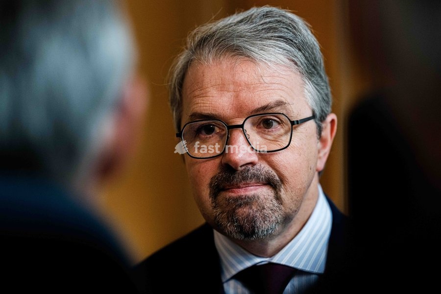 Belgian federal prosecutor Frederic Van Leeuw pictured during a session of the chamber commission for Justice, on Tuesday 20 October 2026, at the federal parliament in Brussels. The commission will discuss the recent shootings in Brussels
