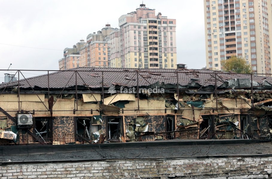 Russian strike damages Kyiv metro station