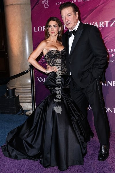 MANHATTAN, NEW YORK CITY, NEW YORK, USA - OCTOBER 19: Hilaria Baldwin and husband Alec Baldwin arrive at the 28th Annual Angel Ball Benefiting Gabrielle's Angel Foundation For Cancer Research held at Cipriani Wall Street on October 19, 2026 in Manhattan, New York City, New York, United States