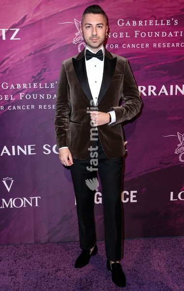 MANHATTAN, NEW YORK CITY, NEW YORK, USA - OCTOBER 19: Tom Lerna arrives at the 28th Annual Angel Ball Benefiting Gabrielle's Angel Foundation For Cancer Research held at Cipriani Wall Street on October 19, 2026 in Manhattan, New York City, New York, United States
