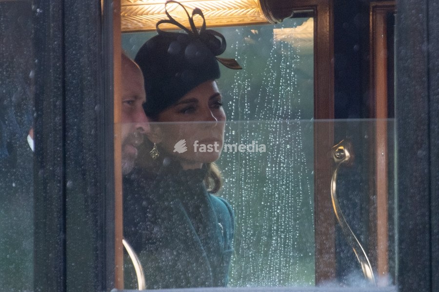 Prince William The Prince Of Wales and Princess Catherine The Princess of Wales arrive at Windsor Castle for the Ceremonial Welcome for the State Visit of The Sultan of Oman in Windsor, England, UK on Tuesday 20 October, 2026