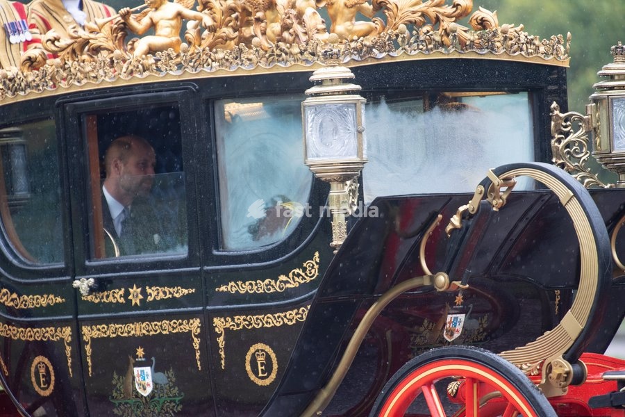 Prince William The Prince Of Wales and Princess Catherine The Princess of Wales arrive at Windsor Castle for the Ceremonial Welcome for the State Visit of The Sultan of Oman in Windsor, England, UK on Tuesday 20 October, 2026