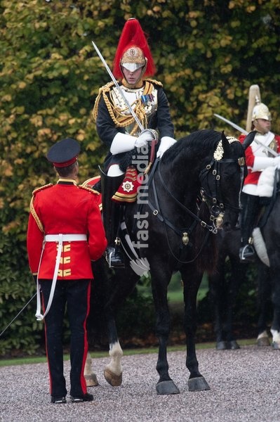 Members of the Coldstream Guards at Windsor Castle for the Ceremonial Welcome for the State Visit of The Sultan of Oman in Windsor, England, UK on Tuesday 20 October, 2026