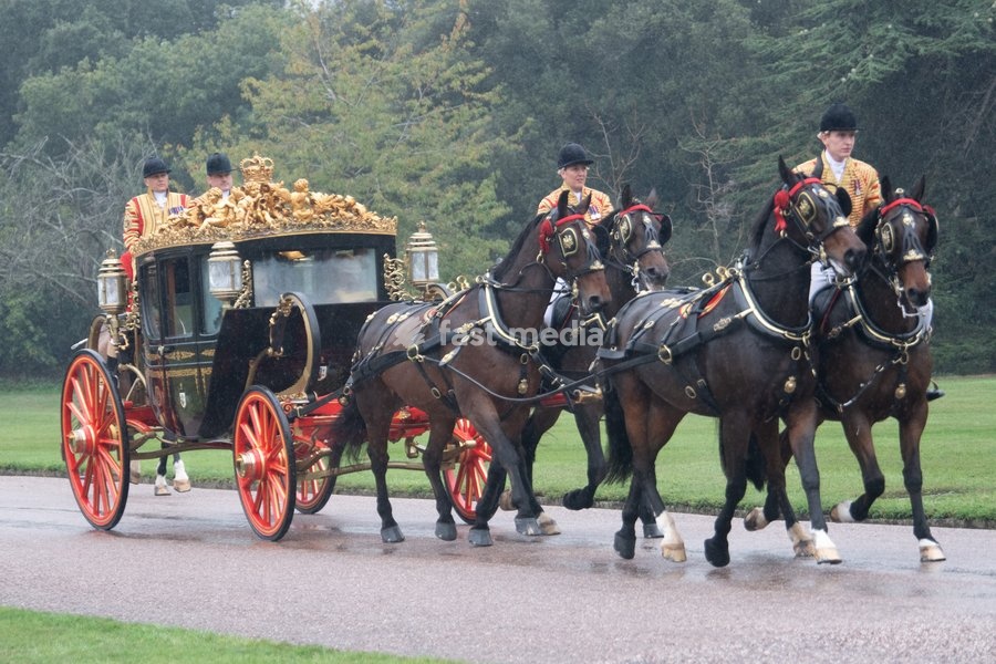 Ceremonial Welcome For The State Visit of The Sultan Of Oman - Windsor Castle, Windsor, UK - Tuesday 20 October 2026