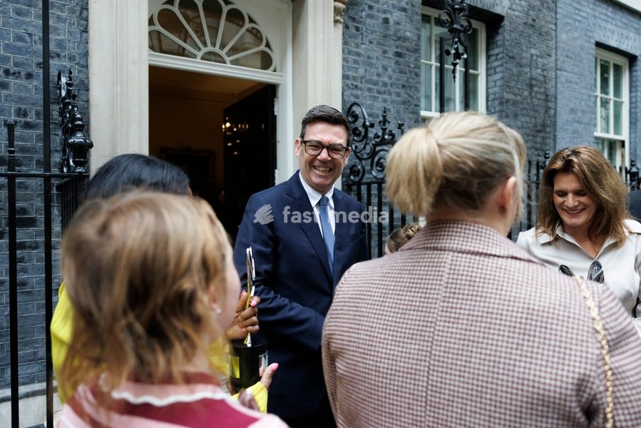 20/10/2026. London, United Kingdom. Prime Minister Andy Burnham hosts Pride of Britain reception in 10 Downing Street