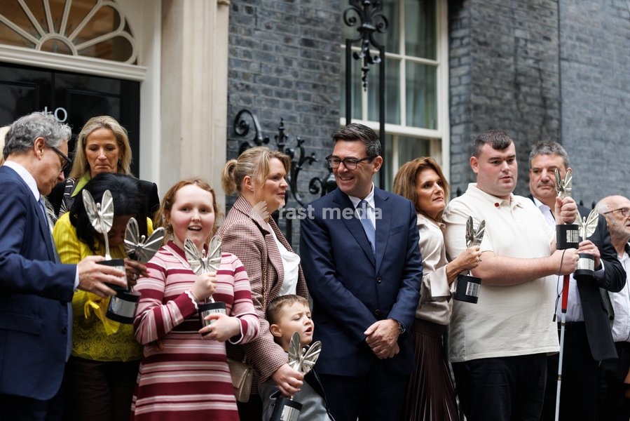20/10/2026. London, United Kingdom. Prime Minister Andy Burnham hosts Pride of Britain reception in 10 Downing Street