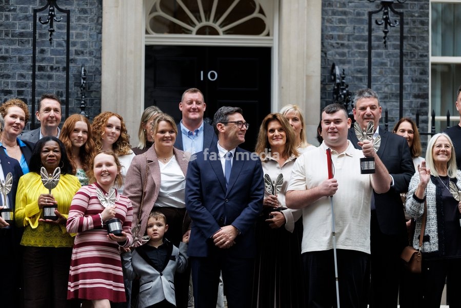 20/10/2026. London, United Kingdom. Prime Minister Andy Burnham hosts Pride of Britain reception in 10 Downing Street