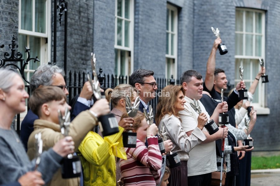 20/10/2026. London, United Kingdom. Prime Minister Andy Burnham hosts Pride of Britain reception in 10 Downing Street