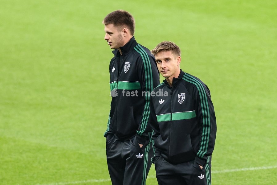 Lens' Michał Skoras pictured ahead of a press conference of French soccer team Racing Club de Lens, Tuesday 20 October 2026 in Brugge. The team is preparing for the third game in the UEFA Champions League league phase against Club Brugge tomorrow