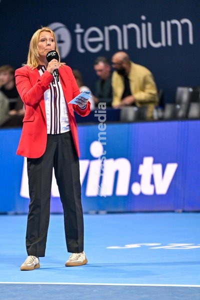 Sabine Appelmans of Belgium pictured during the European Open ATP tennis tournament in Brussels, on 20 October. This year's edition of the tournament is taking place from 17 to 25 October
