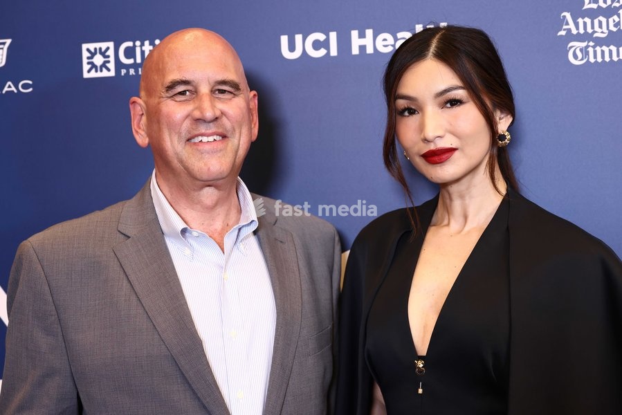 Gregg Schwenk and Gemma Chan at the 27th Annual Newport Beach Film Festival - Outstanding Achievement In Acting Award - Gemma Chan held at Big Newport on October 20, 2026 in Newport Beach, Orange County, California, United States
