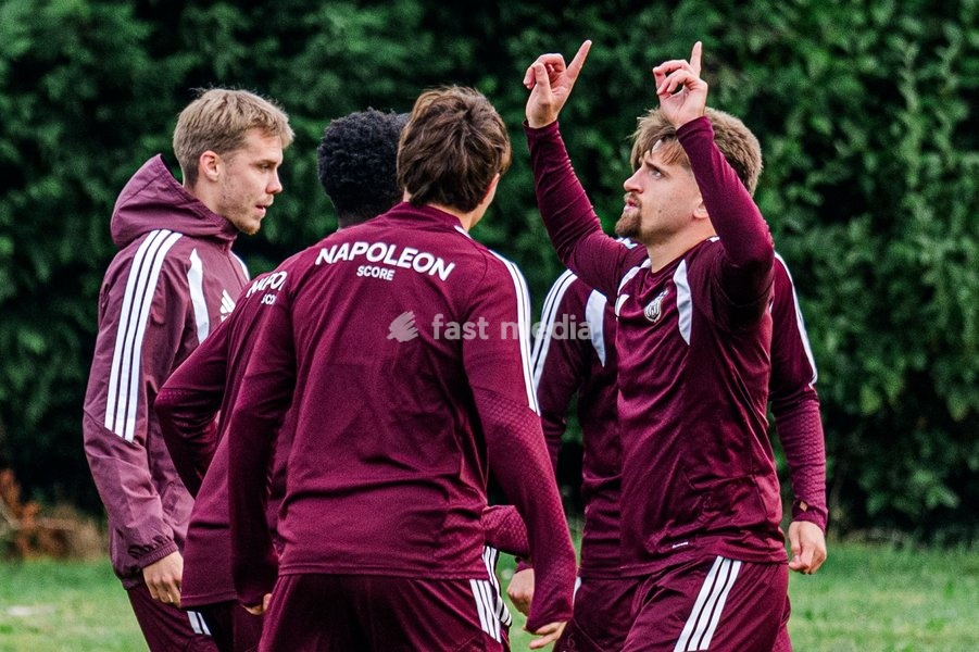 Anderlecht's Adriano Bertaccini pictured during a training session of Belgian soccer team RSC Anderlecht, Wednesday 21 October 2026 in Brussels, in preparation of tomorrow's match against Polish Jagiellonia Bialystok, on day three of the UEFA Europa League league phase