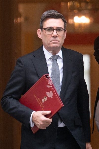British Prime Minister Andy Burnham departs for PMQs at Downing Street in London, England, UK on Wednesday 21 October, 2026
