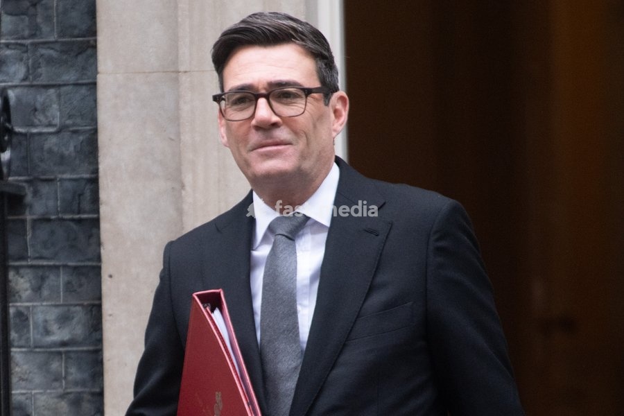 British Prime Minister Andy Burnham departs for PMQs at Downing Street in London, England, UK on Wednesday 21 October, 2026