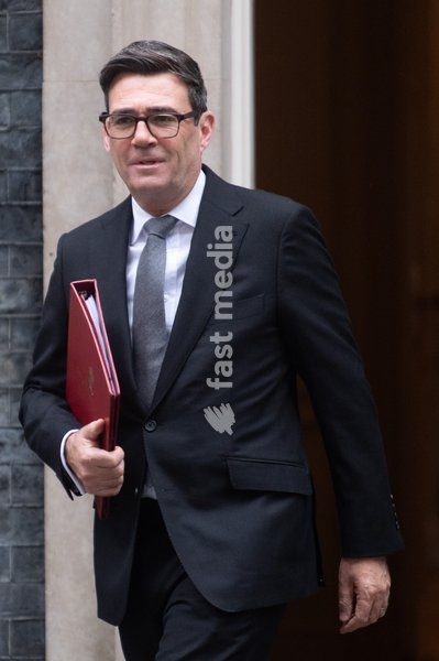 British Prime Minister Andy Burnham departs for PMQs at Downing Street in London, England, UK on Wednesday 21 October, 2026