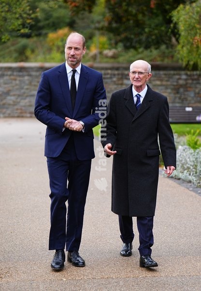 The Prince of Wales with Geraint Davies, advisor to the Aberfan Memorial Charity at Aberfan Memorial Garden, where survivors, bereaved parents and members of the community are paying tribute to the 144 people who lost their lives in the Aberfan disaster on October 21 1966. Picture date: Wednesday…