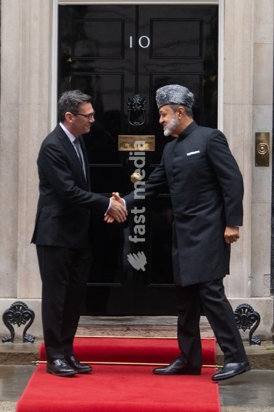Haitham bin Tarik Al Said - Sultan Of Oman arrives for a bilateral meeting with British Prime Minister Andy Burnham as part of a State Visit in Downing Street, London, England, UK on Wednesday 21 October, 2026