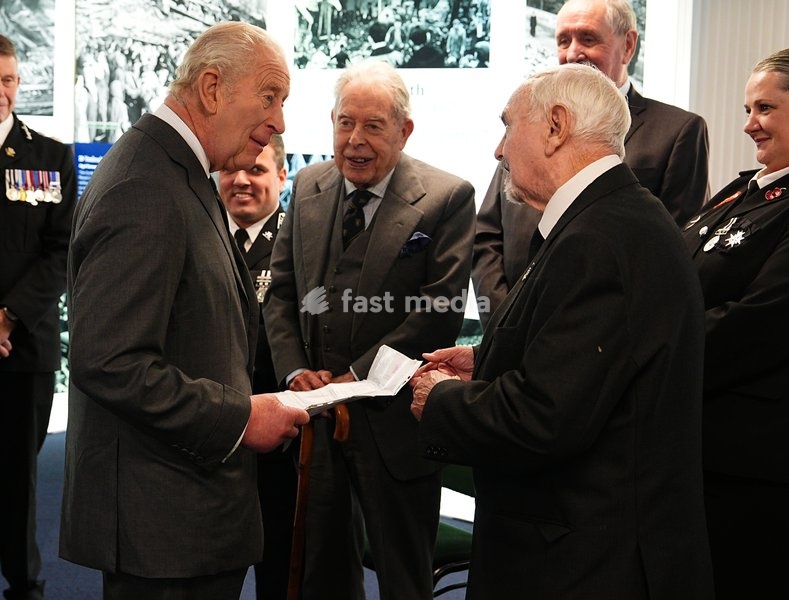 King Charles III at Aberfan and Merthyr Vale Community Centre, during a visit to Aberfan to meet survivors, bereaved parents and members of the community and pay tribute to the 144 people who lost their lives in the Aberfan disaster on October 21 1966. Picture date: Wednesday October 21, 2026