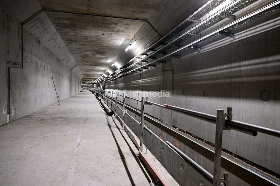 Illustration picture taken during a royal visit to the Oosterweel construction site on Wednesday 21 October 2026 in Antwerp. The 'Oosterweelverbinding' is a major infrastructure and urban renewal project designed to close the northern section of the Antwerp Ring Road (R1)