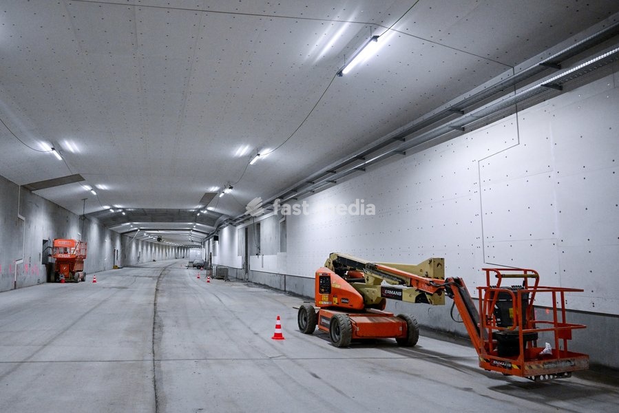 Illustration picture taken during a royal visit to the Oosterweel construction site on Wednesday 21 October 2026 in Antwerp. The 'Oosterweelverbinding' is a major infrastructure and urban renewal project designed to close the northern section of the Antwerp Ring Road (R1)