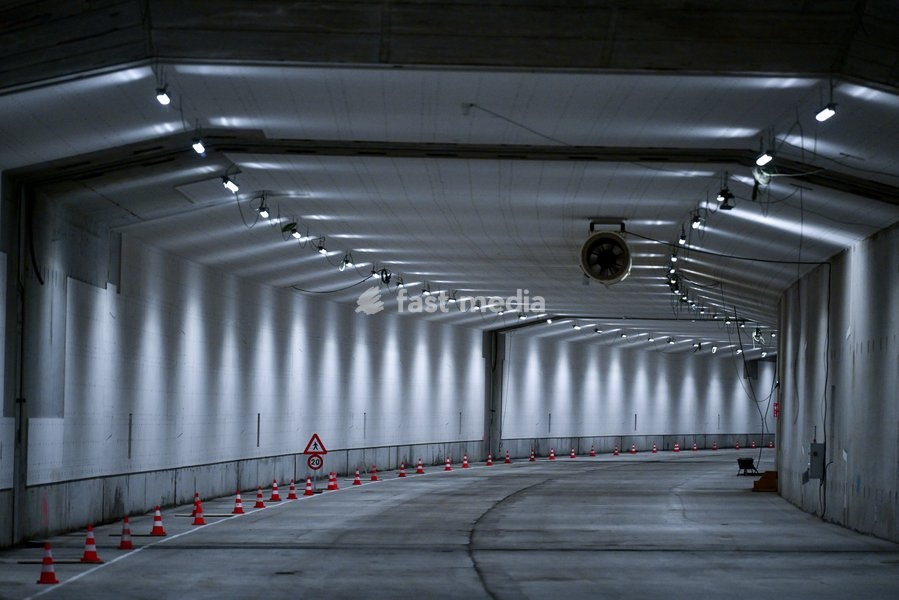 Illustration picture taken during a royal visit to the Oosterweel construction site on Wednesday 21 October 2026 in Antwerp. The 'Oosterweelverbinding' is a major infrastructure and urban renewal project designed to close the northern section of the Antwerp Ring Road (R1)