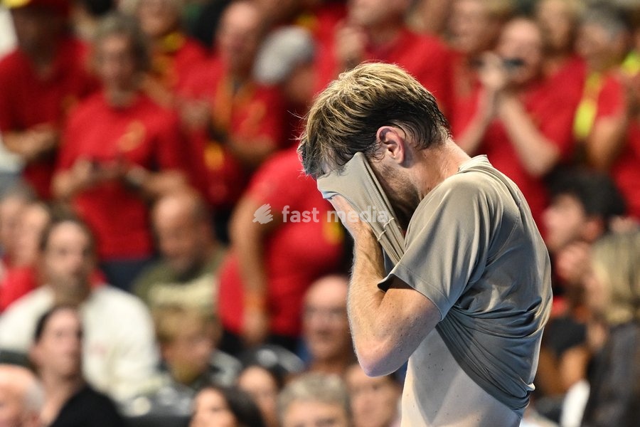 Belgian David Goffin pictured during the European Open ATP tennis tournament in Brussels, on Wednesday 21 October 2026. This year's edition of the tournament is taking place from 17 to 25 October