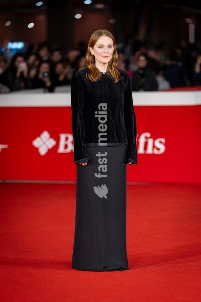 Julianne Moore attends the “The Debut” red carpet during the 21st Rome Film Festival at Auditorium Parco Della Musica in Rome, Italy on 21 October 2026