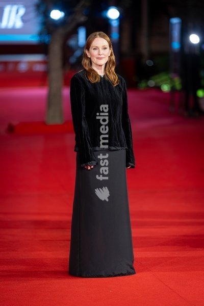 Julianne Moore attends the “The Debut” red carpet during the 21st Rome Film Festival at Auditorium Parco Della Musica in Rome, Italy on 21 October 2026