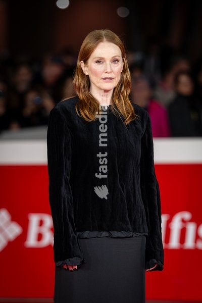 Julianne Moore attends the “The Debut” red carpet during the 21st Rome Film Festival at Auditorium Parco Della Musica in Rome, Italy on 21 October 2026
