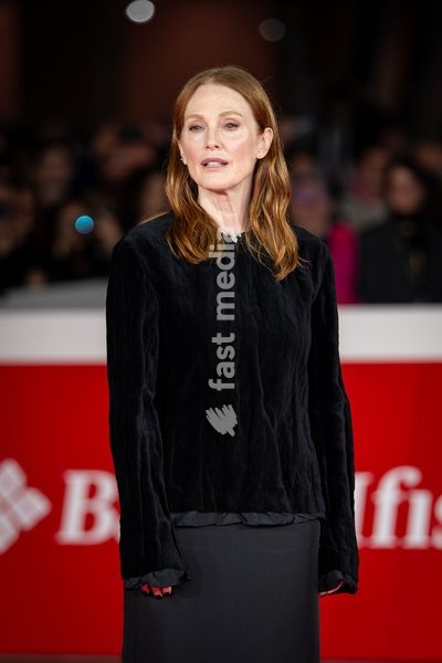 Julianne Moore attends the “The Debut” red carpet during the 21st Rome Film Festival at Auditorium Parco Della Musica in Rome, Italy on 21 October 2026