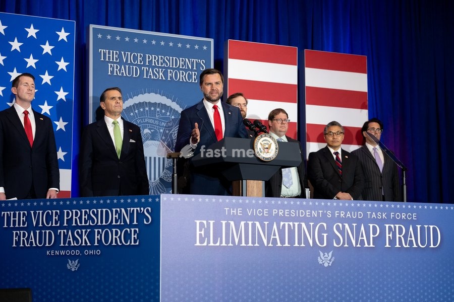 Vice President JD Vance delivers remarks to the Vice President’s Fraud Task Force at the FBI field office in Cincinnati, Ohio on Wednesday, October 21, 2026