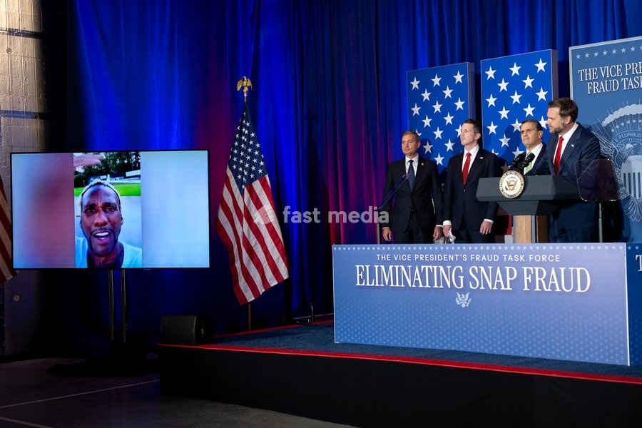 Vice President JD Vance delivers remarks to the Vice President’s Fraud Task Force at the FBI field office in Cincinnati, Ohio on Wednesday, October 21, 2026