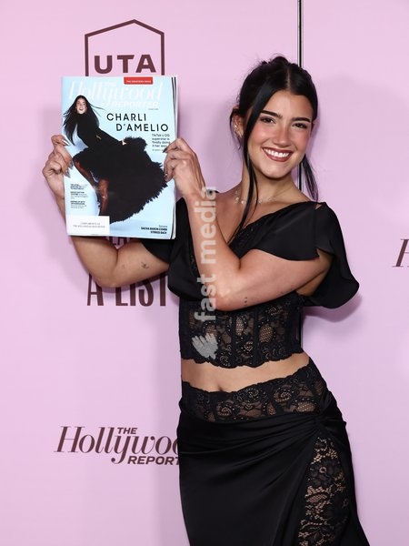 Charli D'Amelio at The Hollywood Reporter's Creators A-List Party Presented by United Talent Agency (UTA) held at Galerie on Sunset on October 21, 2026 in West Hollywood, Los Angeles, California, United States