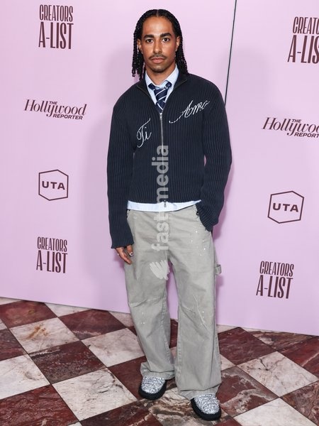 WEST HOLLYWOOD, LOS ANGELES, CALIFORNIA, USA - OCTOBER 21: Boman Martinez-Reid arrives at The Hollywood Reporter (THR) Creators A-List Party Presented by United Talent Agency (UTA) held at Galerie on Sunset on October 21, 2026 in West Hollywood, Los Angeles, California, United States